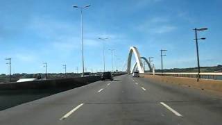 Juscelino Kubitschek Bridge Brasilia Meshika in Brazil [upl. by Athey]