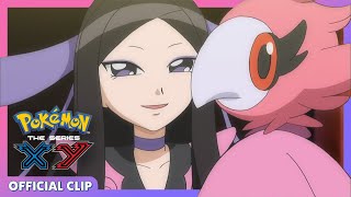 Dragon Type vs Fairy Type  Pokémon the Series XY Kalos Quest  Official Clip [upl. by Gerg]