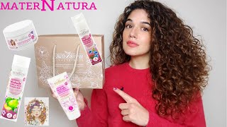 Proviamo LA BIO BEAUTY ROUTINE capelli RICCI di MATERNATURA [upl. by Haye979]