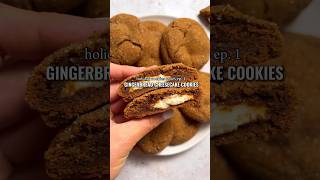 Gingerbread Cheesecake Cookies httpslifemadesweetercomgingerbreadcreamcookies [upl. by Ariana]