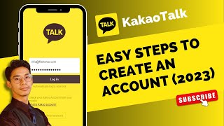 Kakao Talk Sign Up  How to Create or Register Kakao Talk Account [upl. by Arenahs]