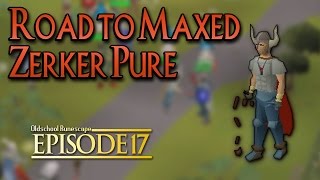 OSRS Road To Maxed Zerker Pure  Episode 17  Unlocking Barrow Gloves [upl. by Som]