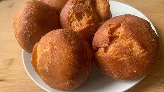 How to make Ghanaian Dry Bofrot  A Ghanaian Street Food Made Easy [upl. by Rialc]