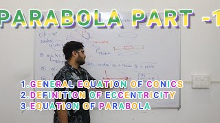 GENERAL CONIC EQUATION OF PARABOLA CLASS 11TH  JEE MAINS AND CBSE BOARDS BEST LECTURE [upl. by Zoarah663]