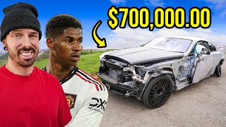 I BOUGHT MARCUS RASHFORDS WRECKED ROLLS ROYCE WRAITH [upl. by Gregg]