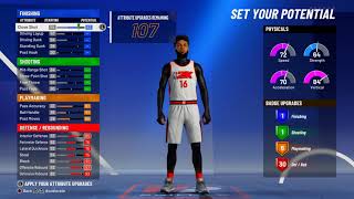 HOW TO MAKE THE 190 CENTER BUILD NBA 2K21  BLAH BUILD [upl. by Ientirb556]