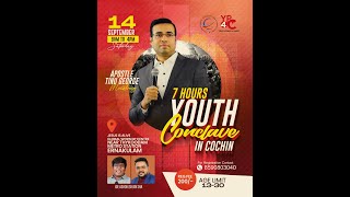 7 Hours Youth Conclave in Cochin On 14 September  APOSTLE TINU GEORGE [upl. by Bayless]