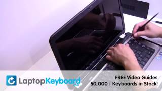 HP Pavilion G6 G4 Keyboard Installation Replacement Guide  Laptop Remove Replace Install [upl. by Nomis]