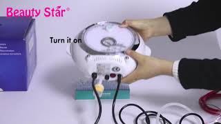 3 in 1 Diamond Microdermabrasion Vacuum Spray Therapy Dermabrasion Machine [upl. by Jamila369]