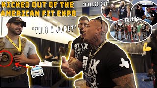 STAX GETS BANNED FROM THE AMERICAN FIT EXPO  TRAVEL amp FAN MEET UP [upl. by Rodl331]