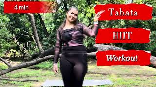 4 Minute Tabata  Intense HIIT Workout  NoRepeat  No Equipment [upl. by Hurst]