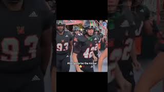 Bro does NOT fit on that team🤣❗️youtubeshorts footballshorts football highschoolfootball [upl. by Derinna]