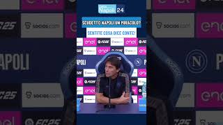 Scudetto NAPOLI un MIRACOLO Sentite cosa dice Conte 🎤 [upl. by Chalmer]