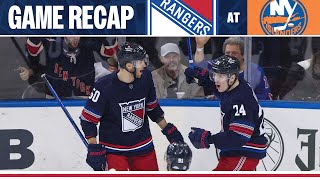 GAME HIGHLIGHTS New York Rangers vs New York Islanders 31724 [upl. by Angelo]