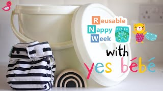 An intro into Reusable Nappies  Reusable Nappy Week 2021 [upl. by Eenalem]