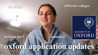 my oxford application process thus far decision day interviews elat etc [upl. by Yderf329]