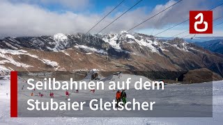 Seilbahnen am Stubaier Gletscher [upl. by Admama]