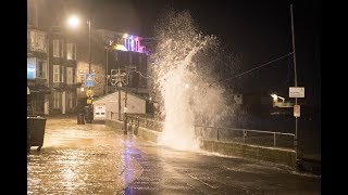 ST IVES STORM ELEANOR 04012018 HIGHTIDE [upl. by Paff871]