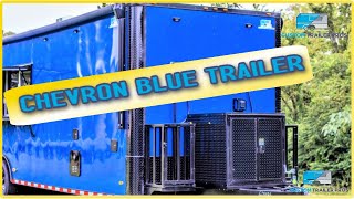 85x20 Food Trailer  Chevron Blue [upl. by Kantos]