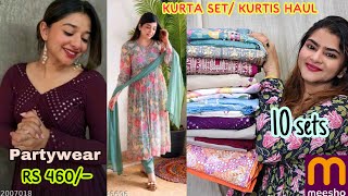 MEESHO Partywear kurta sets  Kurtis starting Rs 460  MEESHO Best kurta sets  Officewear Kurta set [upl. by Viquelia]