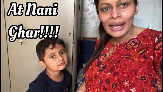 At Nani Ghar  2nd Pregnancy Vlog  Indian Mom Vlogger  Indian YouTuber Kavya [upl. by Oballa837]