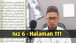 Halaman 111  Juz 6  Nada X  AlMaidah 1823 [upl. by Arodoeht]