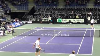 MOSELLE OPEN 2015  EDOUARD ROGER VASSELIN VS MICHAEL VENUS  QUALIFICATIONS [upl. by Sreip]