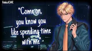 Staying Late with your Flirty Coworker friends to lovers tsundere potential romance [upl. by Cleasta]