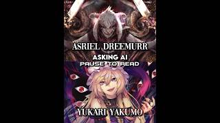 Asking AI  Asriel Dreemurr vs Yukari Yakumo vs vsbattle [upl. by Ieppet]