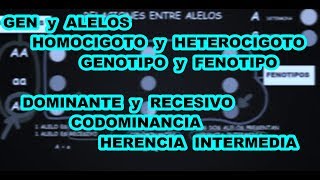 CONCEPTOS BÁSICOS PARA ENTENDER LA GENÉTICA MENDELIANA I Biología Secundaria [upl. by Kier]