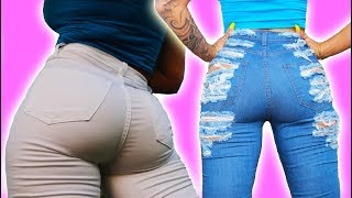 Easy Big Butt Hacks with Fashionnova [upl. by Aeikan]