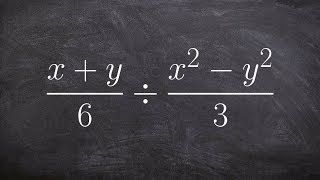 Dividing two rational expressions by factoring [upl. by Kaja168]