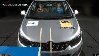 2018 Mahindra MARAZZO MPV Crash Test  Score 4 stars [upl. by Syverson]