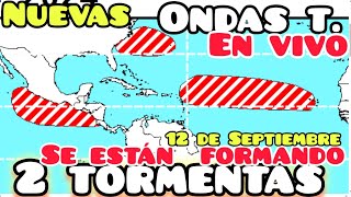 Nuevas ondas tropicales 2 tormentas se están formando [upl. by Ednargel132]