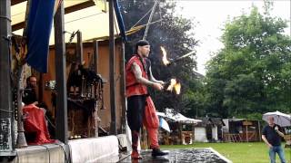 Kramer Zunft und Kurtzweyl Schorndorf 2012  Der Gaukler und das Feuer im Regen [upl. by Nameloc46]