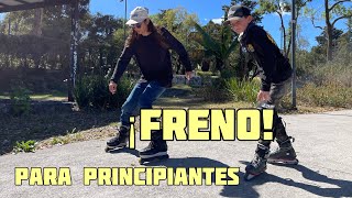 FRENAR en PATINES para PRINCIPIANTES [upl. by Kaila988]