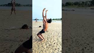 Lucky fly king ke sath Stunt Practice  shorts stunt fliping gymnasters rajnishflyking [upl. by Acima]