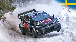 Best of WRC Rally Sweden 2024  Crashes Action and Raw Sound [upl. by Rodnas369]