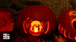 Halloween JackOLanterns Pumpkins in 4K [upl. by Kikelia]