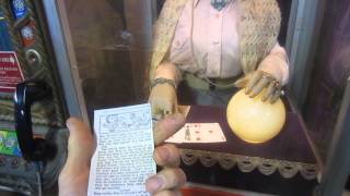 1955 Mutoscope Zelda the Mysterious fortune teller explained in detail [upl. by Eessac102]