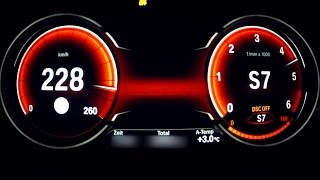 BMW 525d Acceleration 0220 Launch Control Autobahn Onboard F10 LCI Test Beschleunigung Diesel [upl. by Divadnhoj]