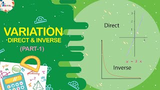 Variation Part1  Direct and inverse proportion  StepByStep Revision  Mathematics  Algebra [upl. by Erl]