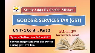 Types of Indirect Tax Pre GST  Barriers  Shortcomings  Demerits  Disadvantage  GST [upl. by Adnerol103]