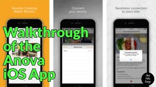 Walkthrough of the Anova iOS App [upl. by Arrat32]