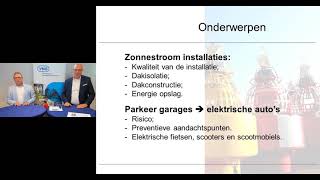 Webinar Laadpalen en zonnepanelen vanuit risicoperspectief 3062020 [upl. by Eikcir]