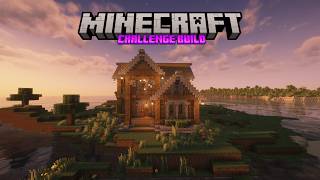 Trying a Challenge Build Using Only Oak and Cobblestone Blocks  Minecraft [upl. by Alurta]