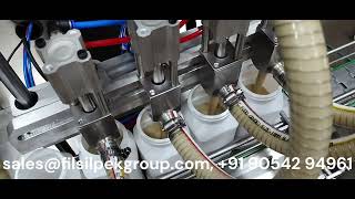 Peanut Butter filling Machine  Viscous Liquid Filling [upl. by Noland966]