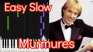 Murmures  Richard Clayderman  Synthesia [upl. by Anawot187]