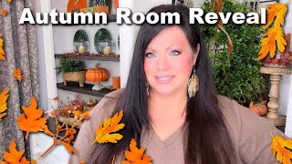 Fall Decorate With Me And Completed Room Reveal [upl. by Laicram]