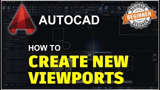 AutoCAD How To Create New Viewports Tutorial [upl. by Oinoitna157]